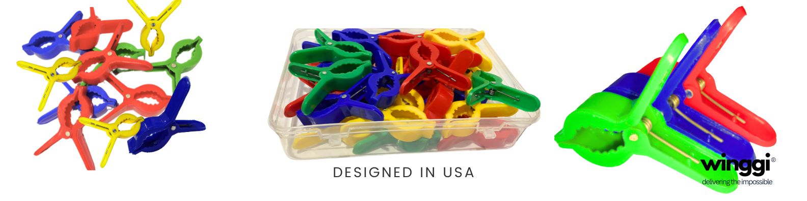 Winggi Plastic Cloth Clips